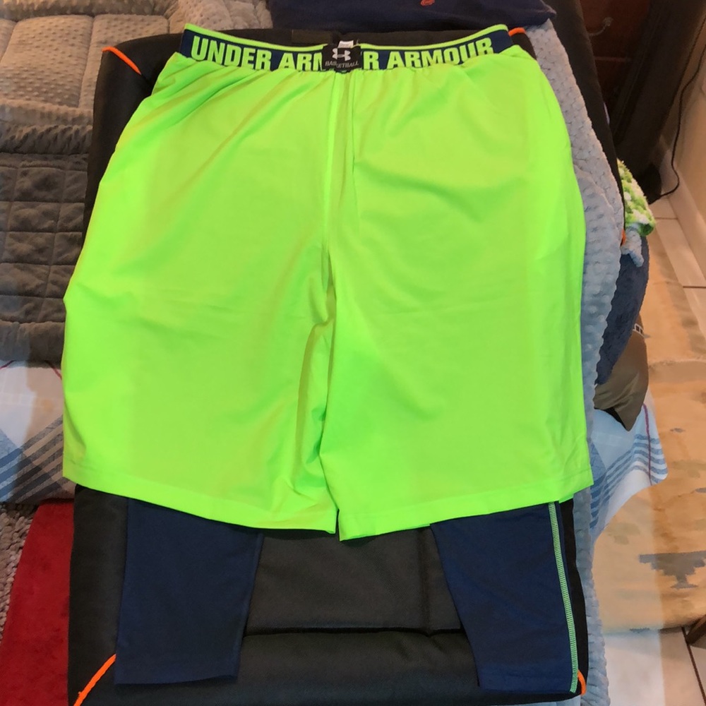 Vintage 2014 Under Armour basketball Shorts.NWOT